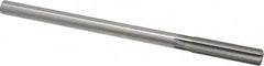 Made in USA - 0.477" High Speed Steel 6 Flute Chucking Reamer - Straight Flute, 0.4355" Straight Shank, 2" Flute Length, 8" OAL - A1 Tooling