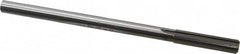 Made in USA - 0.479" High Speed Steel 6 Flute Chucking Reamer - Straight Flute, 0.4355" Straight Shank, 2" Flute Length, 8" OAL - A1 Tooling