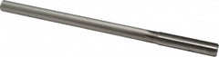 Made in USA - 0.485" High Speed Steel 6 Flute Chucking Reamer - Straight Flute, 0.4355" Straight Shank, 2" Flute Length, 8" OAL - A1 Tooling