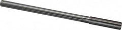 Made in USA - .504 Dia High Speed Steel 6 Flute Chucking Reamer - Straight Flute, 0.4355" Straight Shank, 2" Flute Length, 8" OAL - A1 Tooling