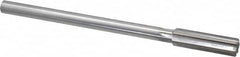 Made in USA - 0.579" High Speed Steel Chucking Reamer - Straight Flute, Straight Shank - A1 Tooling