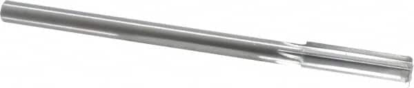 Made in USA - 0.591" High Speed Steel Chucking Reamer - Straight Flute, Straight Shank - A1 Tooling