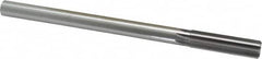 Made in USA - 0.624" High Speed Steel 8 Flute Chucking Reamer - Straight Flute, 0.5615" Straight Shank, 2-1/4" Flute Length, 9" OAL - A1 Tooling