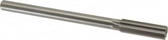 Made in USA - 0.702" High Speed Steel Chucking Reamer - Straight Flute, Straight Shank - A1 Tooling