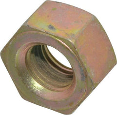 Value Collection - 3/4-10 UNC Steel Right Hand Heavy Hex Nut - 1-1/4" Across Flats, 47/64" High, Zinc Yellow Dichromate Finish - A1 Tooling