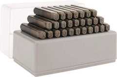 C.H. Hanson - 27 Piece, 3/16" Character Steel Stamp Set - Letters, Standard - A1 Tooling