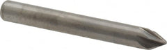 M.A. Ford - 3/16" Head Diam, 3/16" Shank Diam, 6 Flute 60° Solid Carbide Countersink - Bright Finish, 1-1/2" OAL, 0.04" Nose Diam, Single End, Straight Shank, Right Hand Cut - A1 Tooling