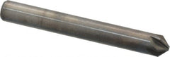 M.A. Ford - 3/16" Head Diam, 3/16" Shank Diam, 6 Flute 90° Solid Carbide Countersink - Bright Finish, 1-1/2" OAL, 0.04" Nose Diam, Single End, Straight Shank, Right Hand Cut - A1 Tooling