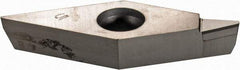 Iscar - VCGT331 D Grade ID5 Polycrystalline Diamond (PCD) Turning Insert - Uncoated, 35° Diamond, 3/8" Inscr Circle, 3/16" Thick, 1/64" Corner Radius - A1 Tooling