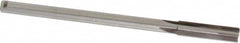 Made in USA - 7/16" Carbide-Tipped 4 Flute Chucking Reamer - Straight Flute, 3/8" Straight Shank, 1-3/4" Flute Length, 7" OAL - A1 Tooling