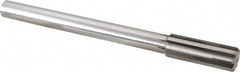 Made in USA - 61/64" Carbide-Tipped 8 Flute Chucking Reamer - Straight Flute, Straight Shank, 2-5/8" Flute Length, 10" OAL - A1 Tooling