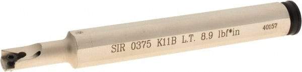 Iscar - Internal Thread, Right Hand Cut, 5/8" Shank Width x 5/8" Shank Height Indexable Threading Toolholder - 5" OAL, Various Insert Compatibility, SI Toolholder, Series SIR - A1 Tooling