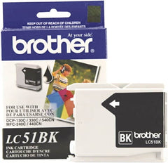 Brother - Black Ink Cartridge - Use with Brother DCP-130C, 330C, 350C, intelliFAX-1360, 1860C, 1960C, 2480C, 2580C, MFC-230C, 240C, 440CN, 465CN, 665CW, 685CW, 845CW, 885CW, 3360C, 5460CN, 5860CN - A1 Tooling