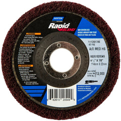 Norton - 4-1/2" Diam, Medium Grade, Aluminum Oxide Deburring Disc - A1 Tooling