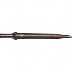 Mayhew - 3/16" Head Width, 7-1/2" OAL, Tapered Punch Chisel - Round Drive, Round Shank, Steel - A1 Tooling