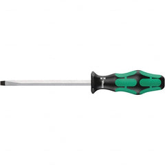 Wera - 10mm Blade Width, Slotted Screwdriver - 200mm Blade Length, Hexagon Shank, Ergonomic Handle - A1 Tooling