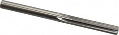 Made in USA - Letter T High Speed Steel 6 Flute Chucking Reamer - Straight Flute, 0.358" Straight Shank, 1-3/4" Flute Length, 4-7/8" OAL - A1 Tooling