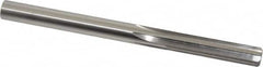 Made in USA - Letter X High Speed Steel 6 Flute Chucking Reamer - Straight Flute, 0.397" Straight Shank, 1-3/4" Flute Length, 5-1/8" OAL - A1 Tooling