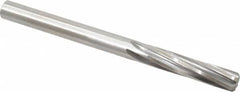 Made in USA - 27/64" High Speed Steel 6 Flute Chucking Reamer - Spiral Flute, 27/64" Straight Shank, 1-3/4" Flute Length, 5-3/8" OAL - A1 Tooling