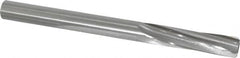 Made in USA - 1/2" High Speed Steel 6 Flute Chucking Reamer - Spiral Flute, 1/2" Straight Shank, 2" Flute Length, 6" OAL - A1 Tooling