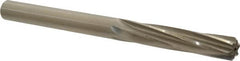 Made in USA - 0.4355" High Speed Steel 6 Flute Chucking Reamer - Spiral Flute, 0.4355" Straight Shank, 1-3/4" Flute Length, 5-1/2" OAL - A1 Tooling