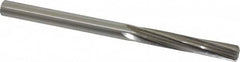 Made in USA - Letter J High Speed Steel 6 Flute Chucking Reamer - Spiral Flute, 0.277" Straight Shank, 1-1/2" Flute Length, 4-1/8" OAL - A1 Tooling