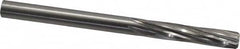 Made in USA - Letter U High Speed Steel 6 Flute Chucking Reamer - Spiral Flute, 0.368" Straight Shank, 1-3/4" Flute Length, 5" OAL - A1 Tooling