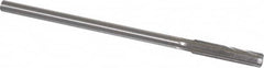 Made in USA - 3/8" Cobalt 6 Flute Chucking Reamer - Straight Flute, 0.3105" Straight Shank, 1-3/4" Flute Length, 7" OAL - A1 Tooling