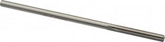 Made in USA - #7 Cobalt 6 Flute Chucking Reamer - Straight Flute, 0.1945" Straight Shank, 1-1/4" Flute Length, 5" OAL - A1 Tooling