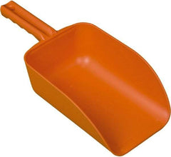 Remco - 82 oz Orange Polypropylene Flat Bottom Scoop - 5.9" Wide x 3.3" Deep Bowl, 15.1" OAL - A1 Tooling