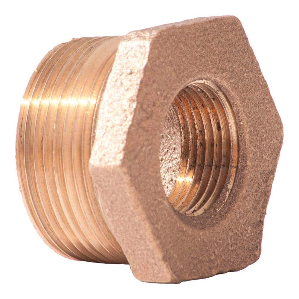 Merit Brass - Brass & Chrome Pipe Fittings Type: Hex Bushing Fitting Size: 1-1/2 x 3/4 - A1 Tooling