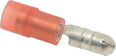 3M - 22 to 18 AWG Crimp Bullet Connector - Red Nylon Insulation - A1 Tooling