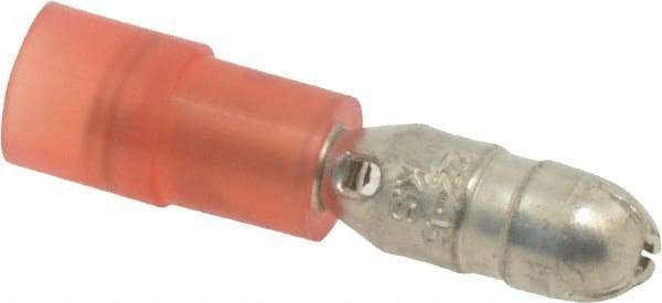 3M - 22 to 18 AWG Crimp Bullet Connector - Red Nylon Insulation - A1 Tooling