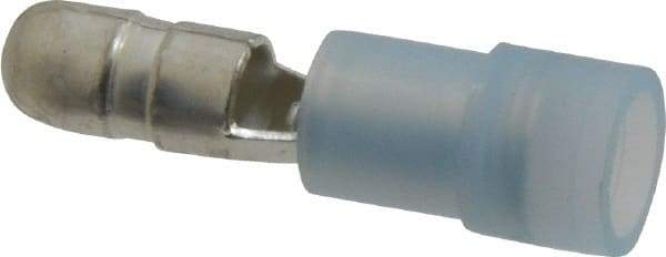 3M - 16 to 14 AWG Crimp Bullet Connector - 0.18" Bullet Diam, Blue Nylon Insulation - A1 Tooling