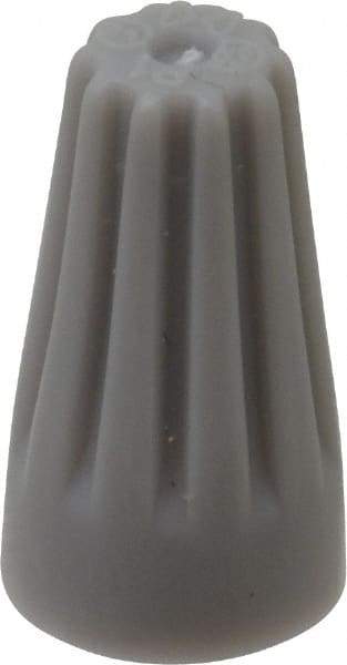 3M - 3, 22 to 2, 16 AWG, 300 Volt, Fire Resistant, Standard Twist on Wire Connector - Gray, 221°F - A1 Tooling