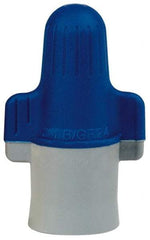 3M - 4, 14 to 2, 6 AWG, 600 Volt, Flame Retardant, Wing Twist on Wire Connector - Blue & Gray, 221°F - A1 Tooling