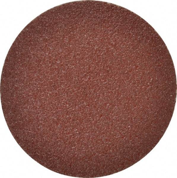 Merit Abrasives - 6" Diam, 24 Grit Aluminum Oxide Adhesive PSA Disc - Very Coarse, Black, Cloth Backing, Flexible - A1 Tooling