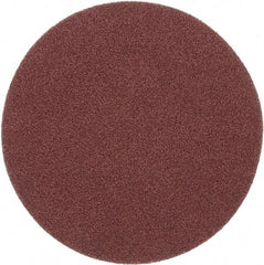 Merit Abrasives - 6" Diam, 40 Grit Aluminum Oxide Adhesive PSA Disc - Very Coarse, Black, Cloth Backing, Flexible - A1 Tooling