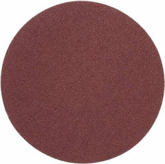 Merit Abrasives - 6" Diam, 50 Grit Aluminum Oxide Adhesive PSA Disc - Coarse Grade, Black, Cloth Backing, Flexible - A1 Tooling