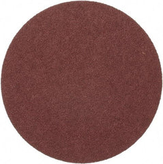 Merit Abrasives - 8" Diam, 36 Grit Aluminum Oxide Adhesive PSA Disc - Very Coarse, Black, Cloth Backing, Flexible - A1 Tooling