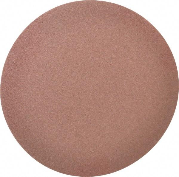 Merit Abrasives - 8" Diam, 60 Grit Aluminum Oxide Adhesive PSA Disc - Coarse Grade, Black, Cloth Backing, Flexible - A1 Tooling