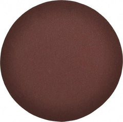 Merit Abrasives - 8" Diam, 100 Grit Aluminum Oxide Adhesive PSA Disc - Medium Grade, Black, Cloth Backing, Flexible - A1 Tooling