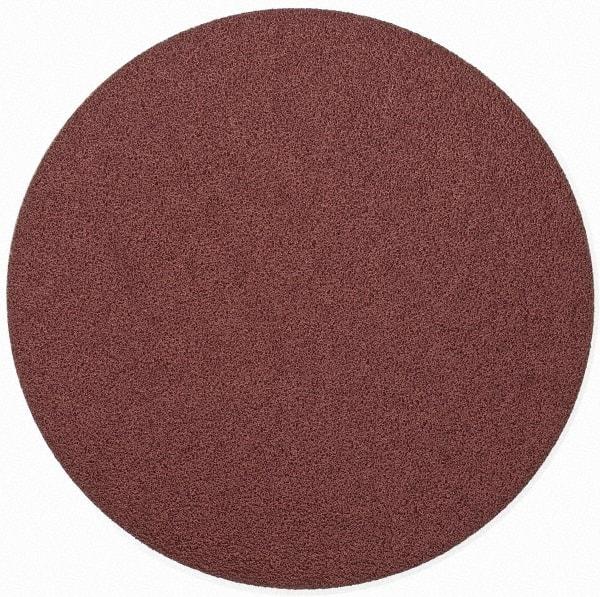 Merit Abrasives - 9" Diam, 40 Grit Aluminum Oxide Adhesive PSA Disc - Very Coarse, Black, Cloth Backing, Flexible - A1 Tooling