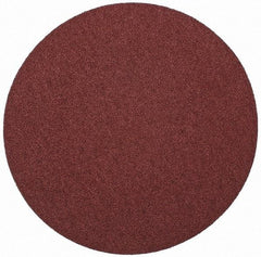 Merit Abrasives - 10" Diam, 40 Grit Aluminum Oxide Adhesive PSA Disc - Very Coarse, Black, Cloth Backing, Flexible - A1 Tooling