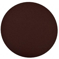 Merit Abrasives - 10" Diam, 120 Grit Aluminum Oxide Adhesive PSA Disc - Medium Grade, Black, Cloth Backing, Flexible, Use with Stationary Disc Sanders - A1 Tooling