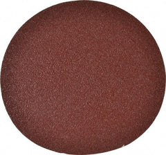 Merit Abrasives - 12" Diam, 24 Grit Aluminum Oxide Adhesive PSA Disc - Very Coarse, Black, Cloth Backing, Flexible - A1 Tooling