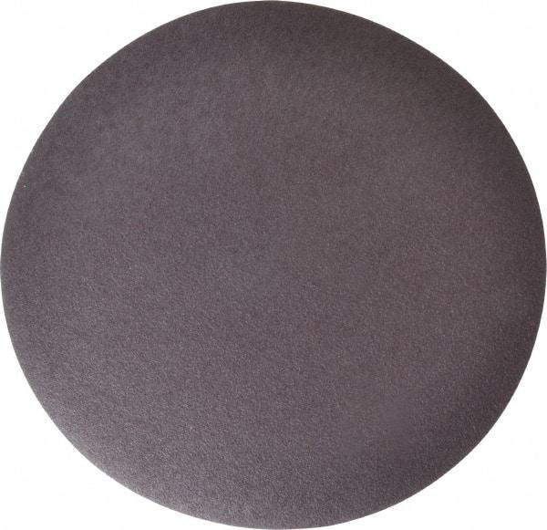 Merit Abrasives - 12" Diam, 40 Grit Aluminum Oxide Adhesive PSA Disc - Very Coarse, Black, Cloth Backing, Flexible - A1 Tooling