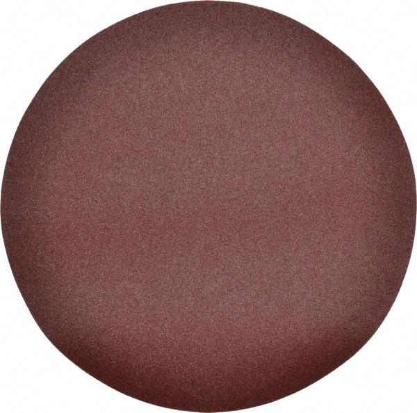 Merit Abrasives - 12" Diam, 180 Grit Aluminum Oxide Adhesive PSA Disc - Fine Grade, Black, Cloth Backing, Flexible, Use with Stationary Disc Sanders - A1 Tooling