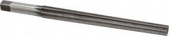 Made in USA - #10 Pin, 0.7216" Diam, 0.5799" Small End, 5/8" Diam Straight Shank, 6-13/16" Flute, Taper Pin Reamer - A1 Tooling