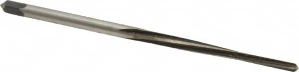 Made in USA - #5/0 Pin, 0.0966" Diam, 0.0719" Small End, 7/64" Diam Straight Shank, 1-3/16" Flute, Taper Pin Reamer - A1 Tooling